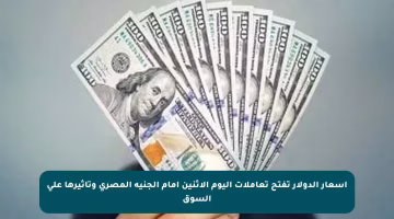 أسعار الدولار تفتح تعاملات اليوم الاثنين أمام الجنيه المصري وتأثيرها على السوق